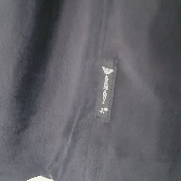 Armani Jeans Black Cupro Blazer - Picture 6 of 16